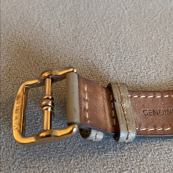 Coach Taupe Leather Strap Watch with Grey Sunray Dial - Picture 8 of 12